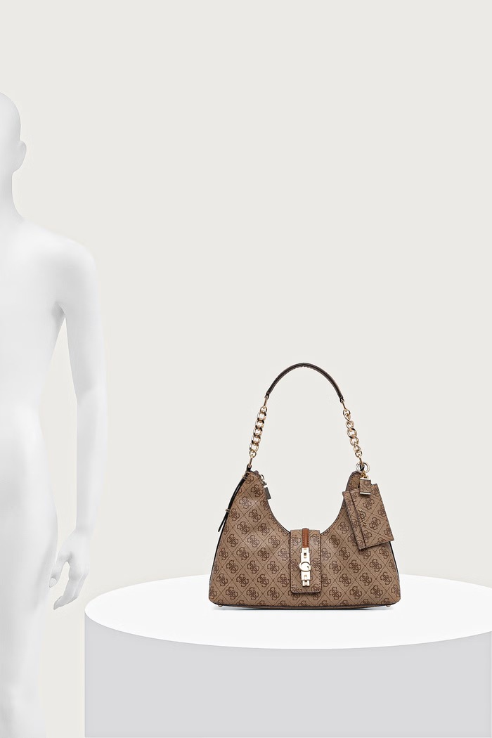 Guess Torebka hobo damska z imitacji skóry YVONNE HWSG23.78010