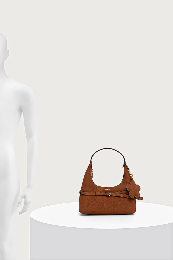 Guess Torebka hobo damska z imitacji zamszu TAYLOR HWSG23.25770