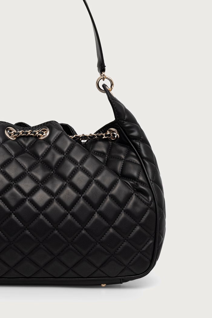 Akcesoria Guess Torebka worek damska z imitacji skóry JULIET HWQG24.56010 czarny