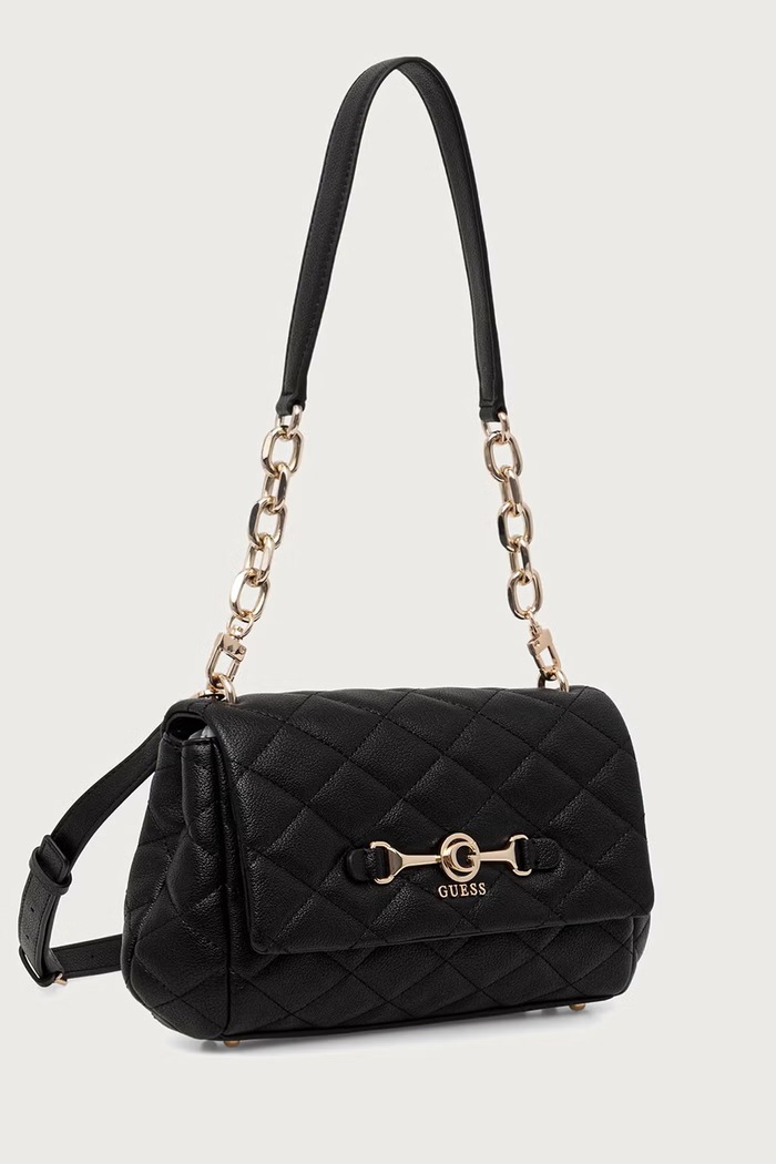 Guess torebka crossbody damska z imitacji skóry FRANCES HWQG22.41190 czarny AW26