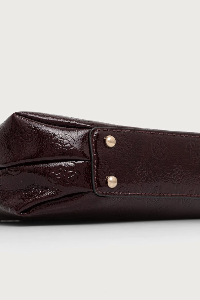 Guess torebka hobo damska z imitacji skóry CARMELLA HWPT22.25180 bordowy