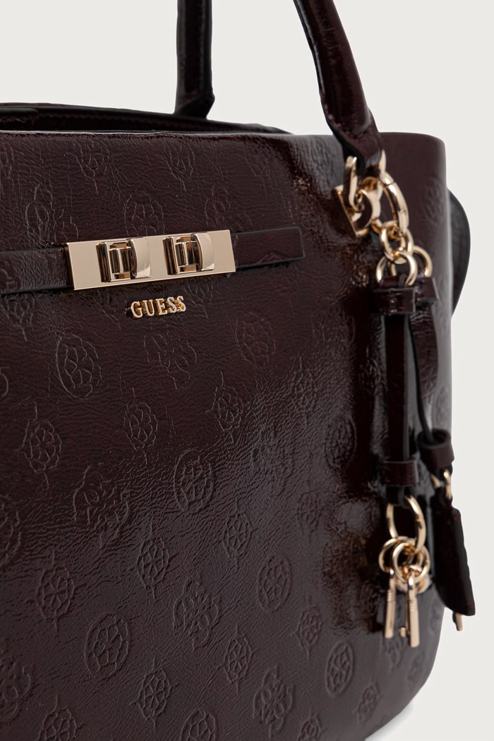 Guess torebka crossbody damska CARMELLA bordowy HWPT22.25060