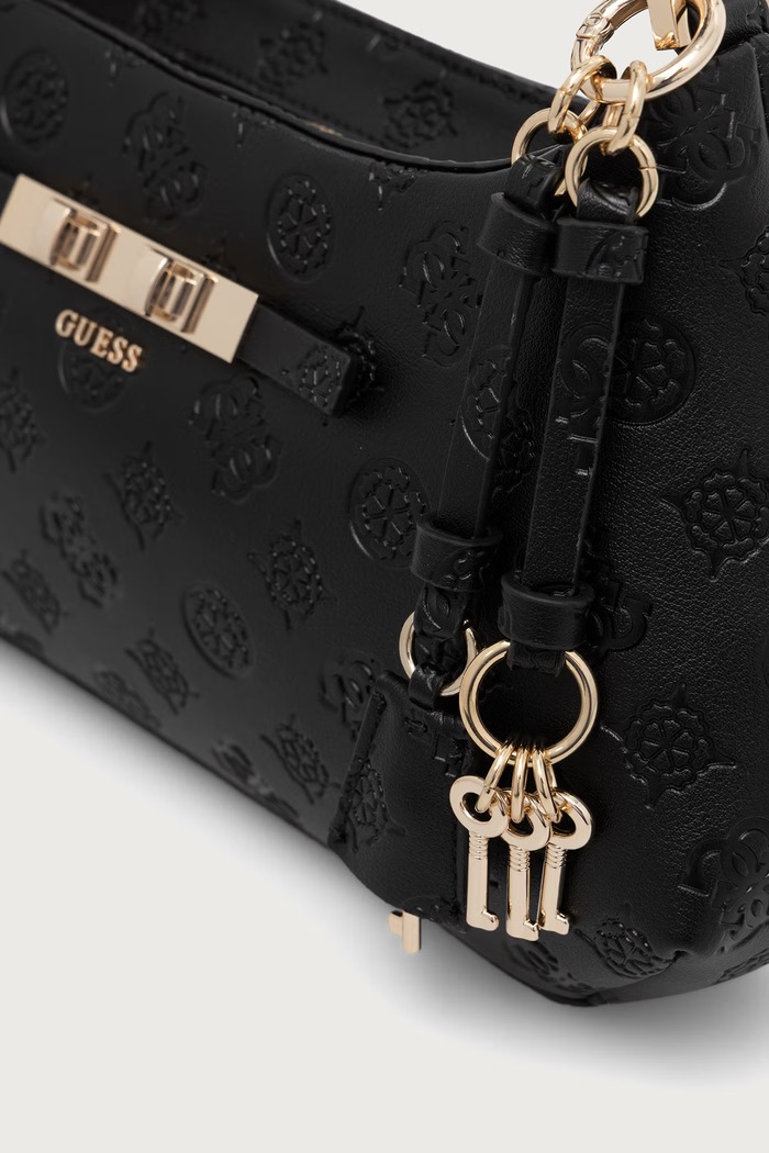 Guess torebka damska z imitacji skóry CARMELLA czarny HWPD22.25180