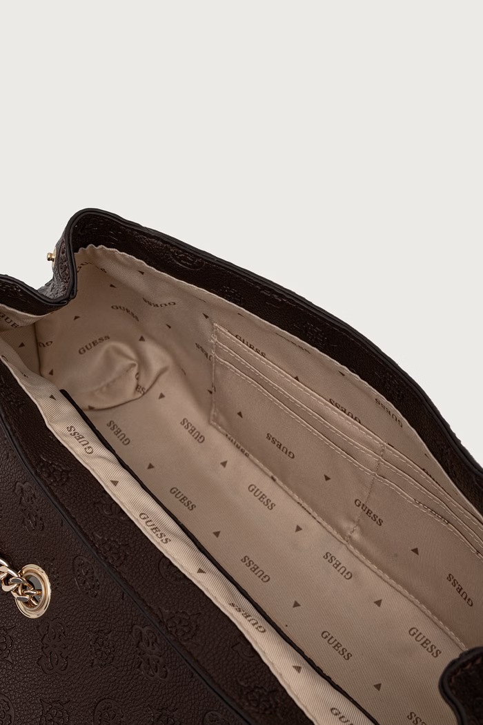 Guess torebka damska z imitacji skóry BLAKE HWPD22.22210 brązowy