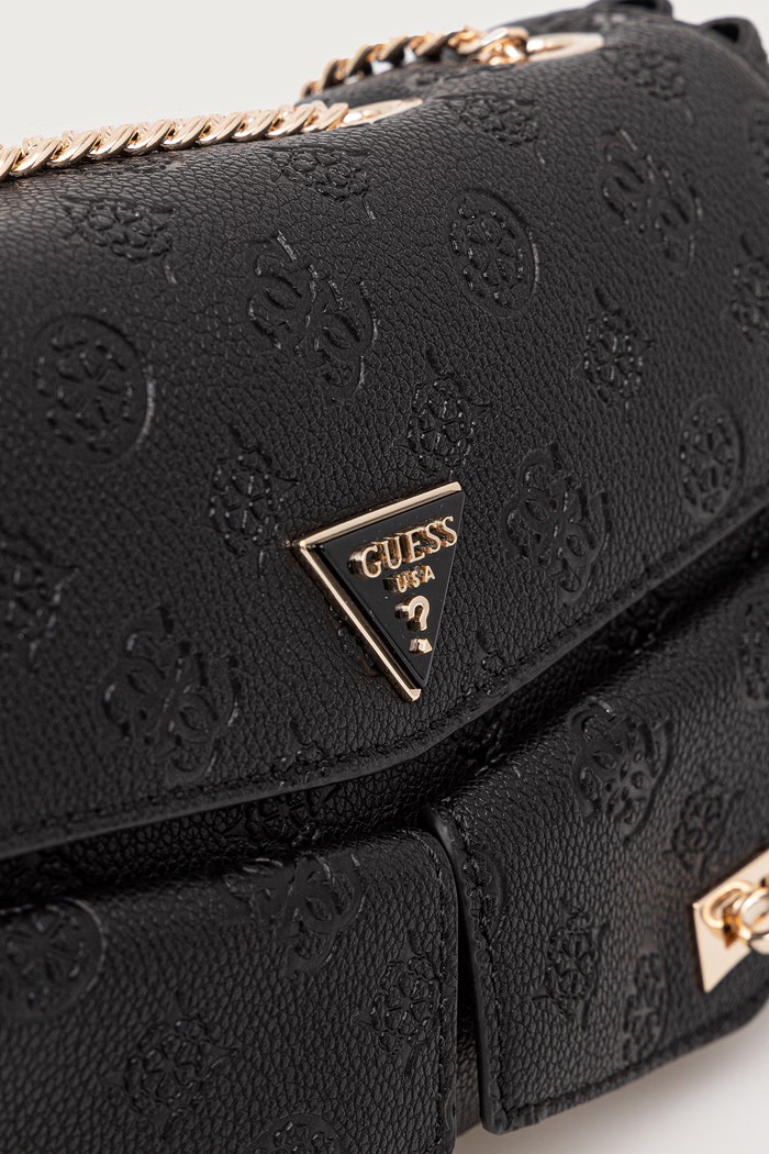 Guess torebka damska z imitacji skóry BLAKE czarny HWPD22.22210