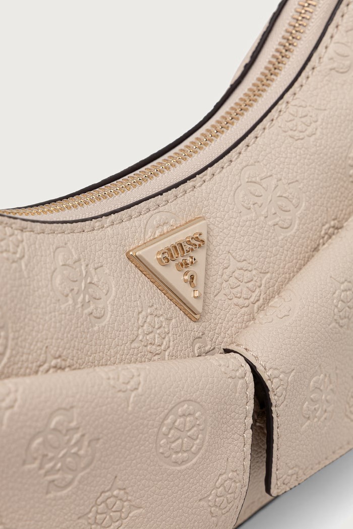 Guess torebka hobo damska z imitacji skóry BLAKE beżowy HWPD22.22180
