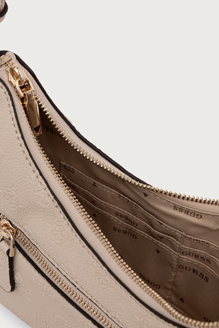 Guess torebka hobo damska z imitacji skóry BLAKE HWPD22.22180 beżowy