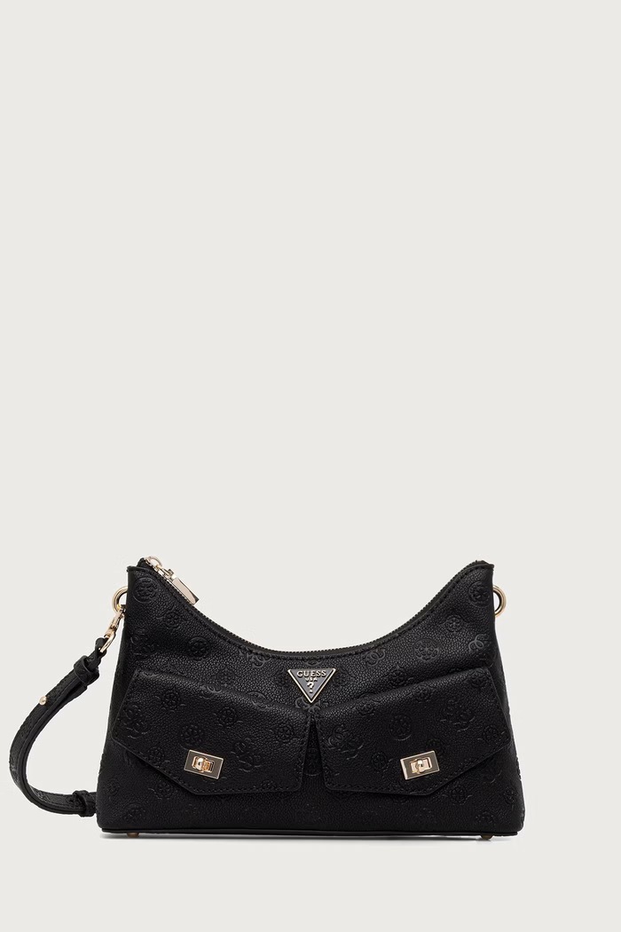 Guess torebka hobo damska z imitacji skóry BLAKE czarny HWPD22.22180