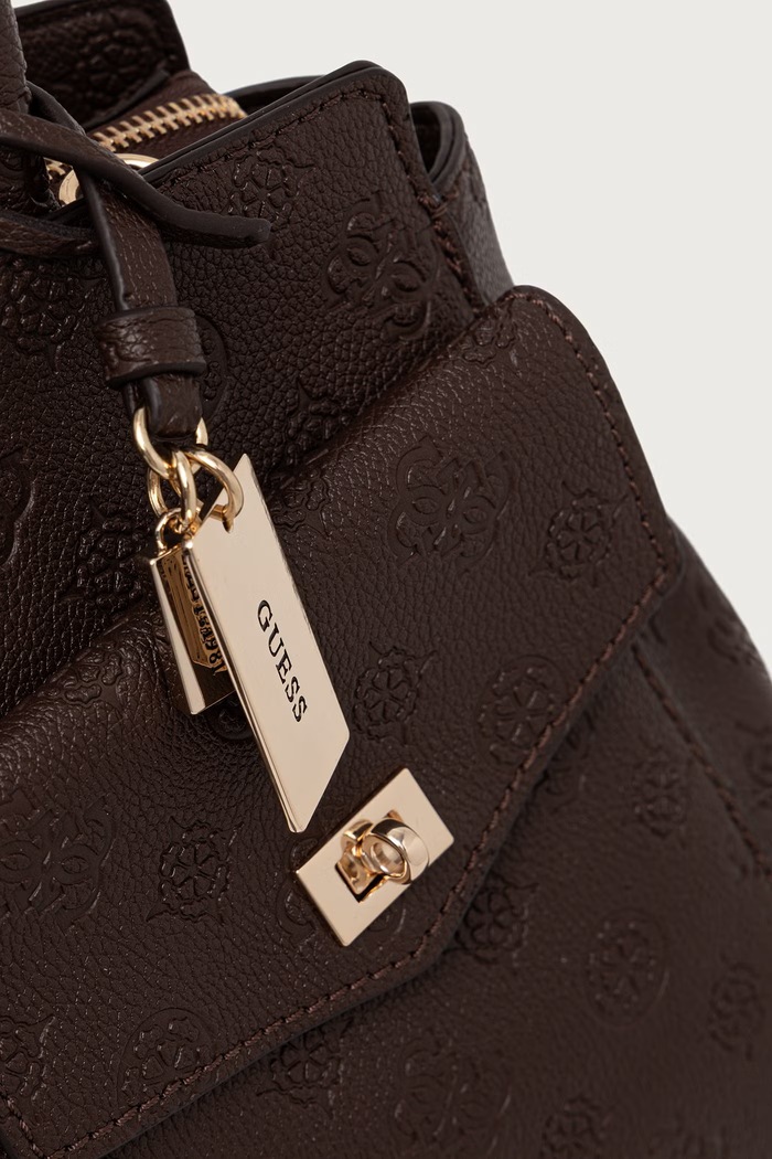 Guess torebka shopper damska z imitacji skóry BLAKE brązowy HWPD22.22070