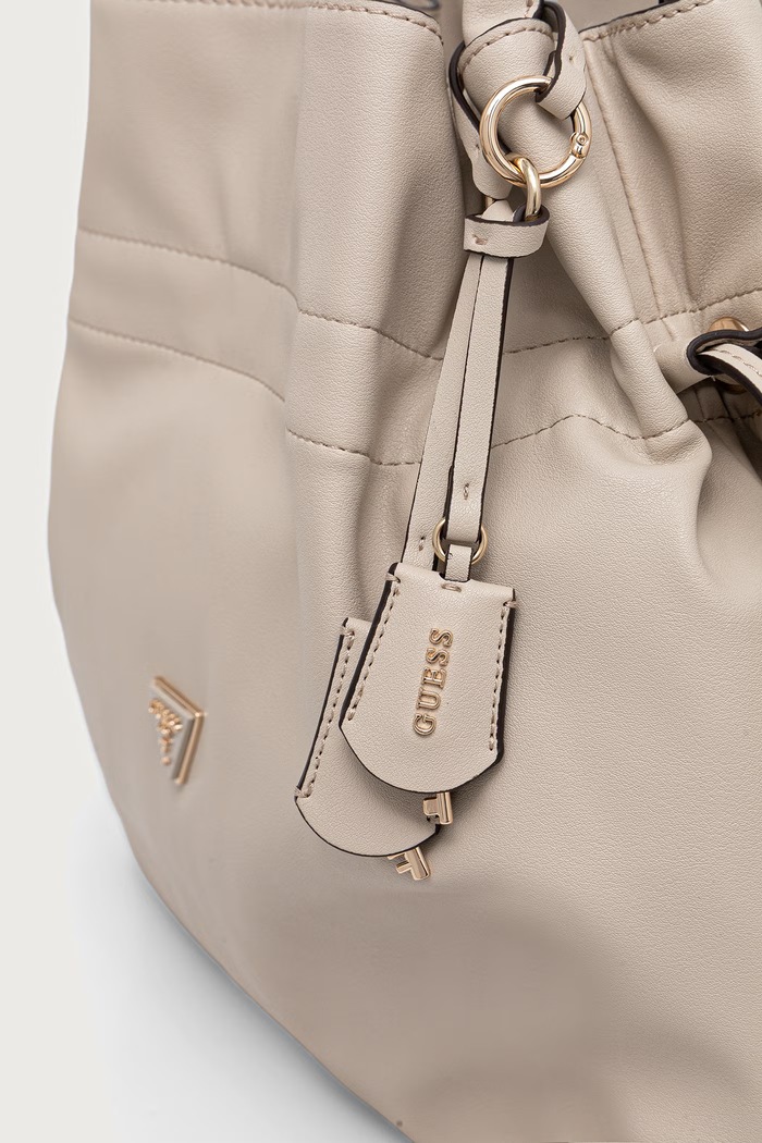 Guess torebka damska z imitacji skóry KARIMA beżowy HWNG22.49230