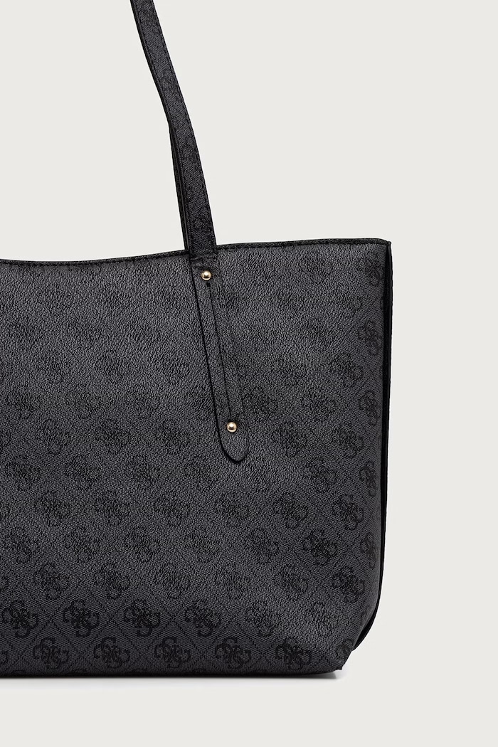 Akcesoria Guess torebka shopper damska z imitacji skóry BRENTON HWLG96.48240 szary