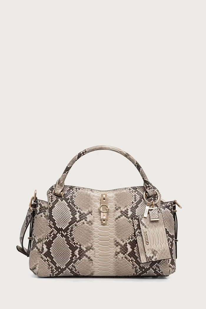 Guess Torebka crossbody damska z imitacji skóry YVONNE beżowy HWKG23.29060