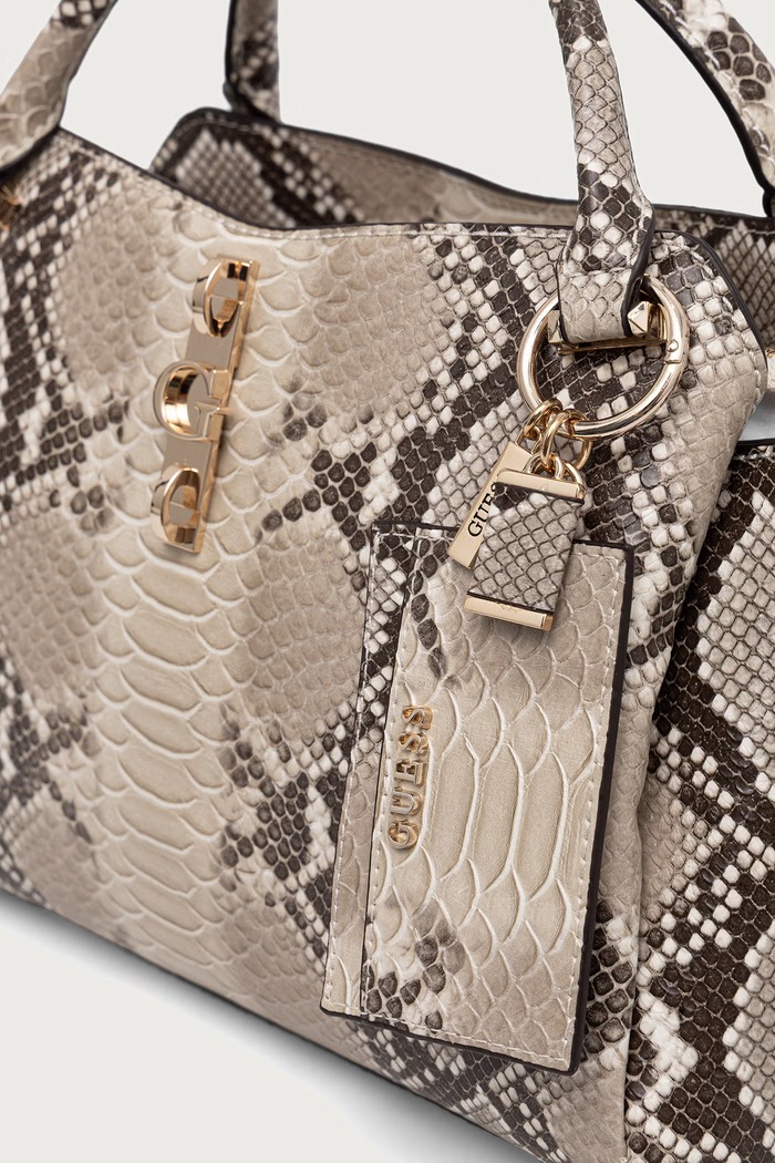 Torebka crossbody damska z imitacji skóry YVONNE Guess HWKG23.29060 beżowy