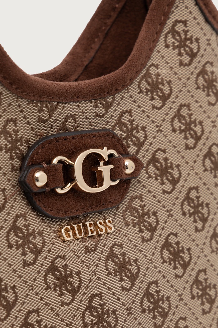 Akcesoria Guess torebka crossbody damska SAMANTHA HWJG23.13750 beżowy