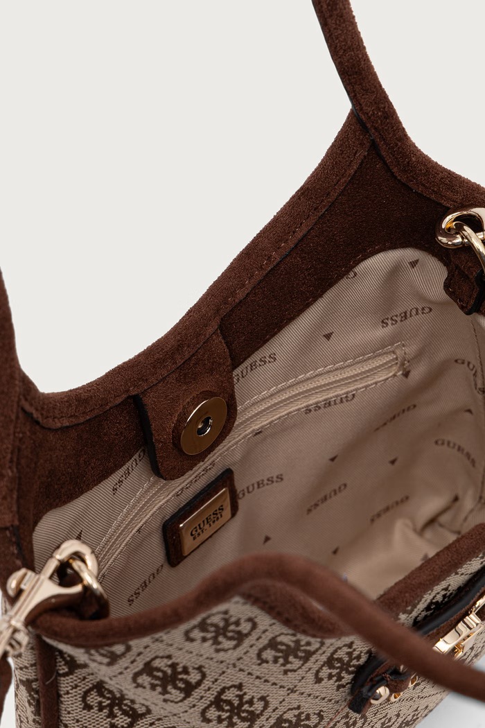 Guess torebka crossbody damska SAMANTHA beżowy HWJG23.13750