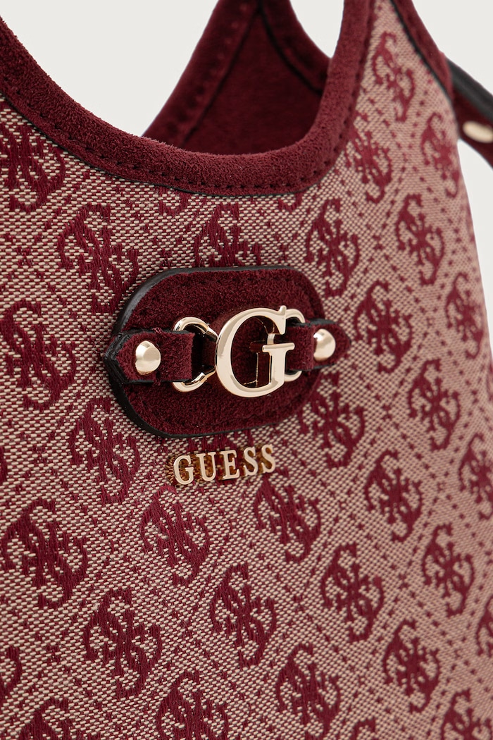 Guess torebka crossbody damska SAMANTHA bordowy HWJG23.13750