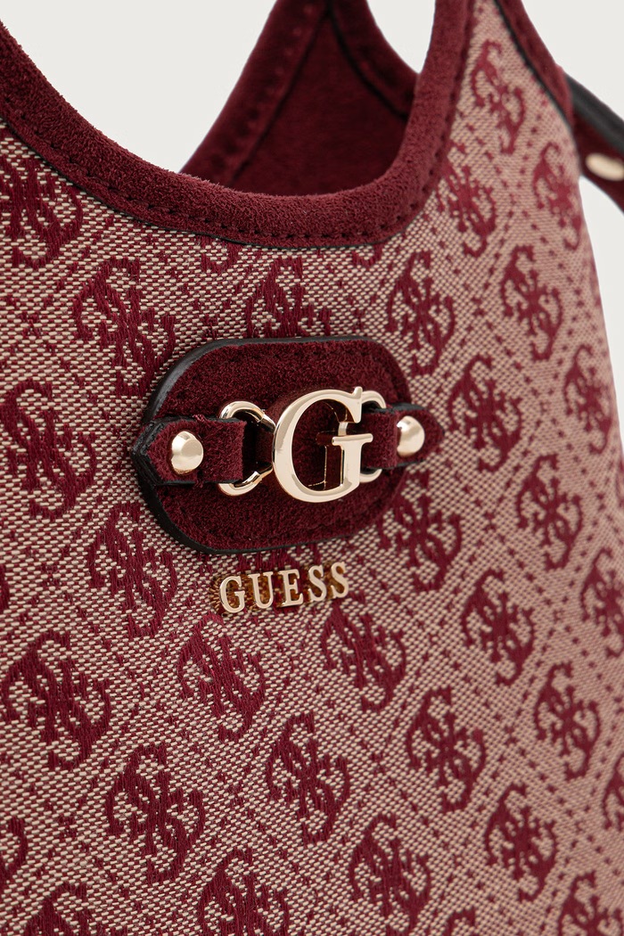 Guess torebka crossbody damska SAMANTHA bordowy HWJG23.13750