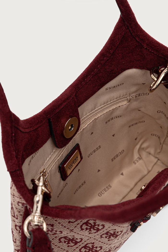 Guess torebka crossbody damska SAMANTHA HWJG23.13750 bordowy