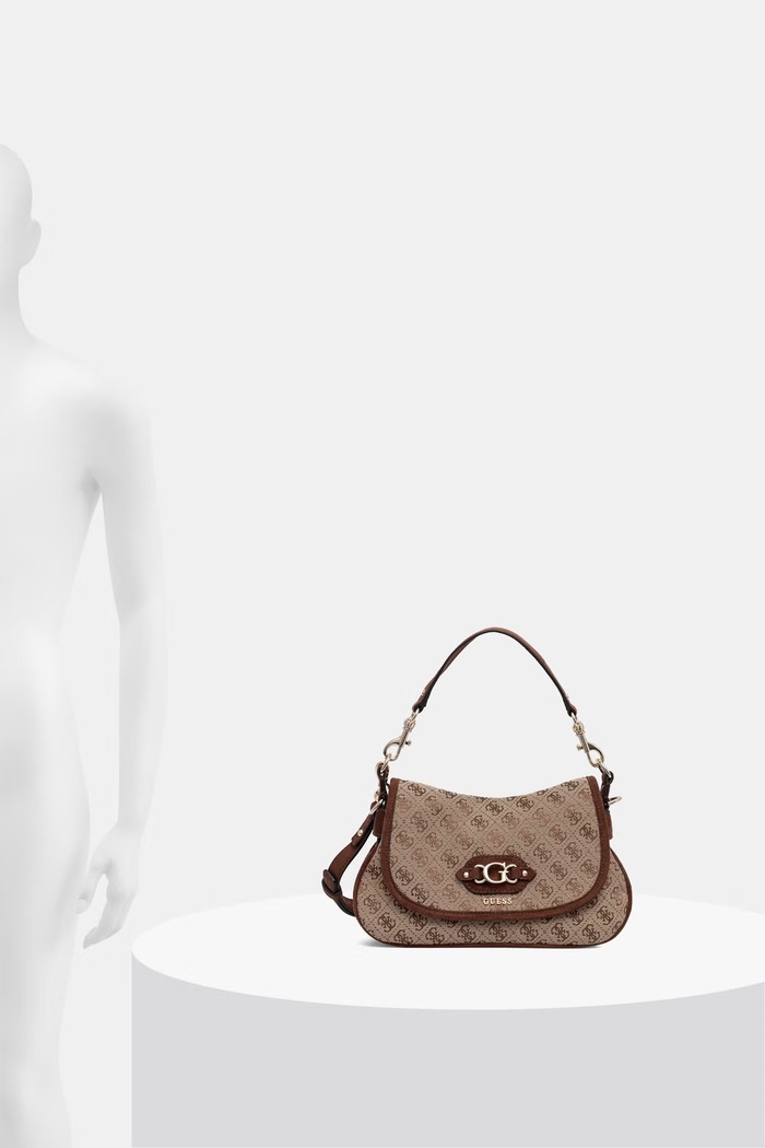 Guess torebka crossbody damska SAMANTHA HWJG23.13190 beżowy