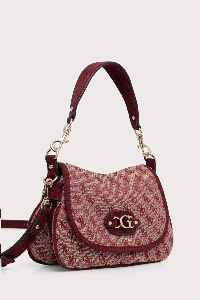 Guess torebka crossbody damska SAMANTHA HWJG23.13190 bordowy AW26
