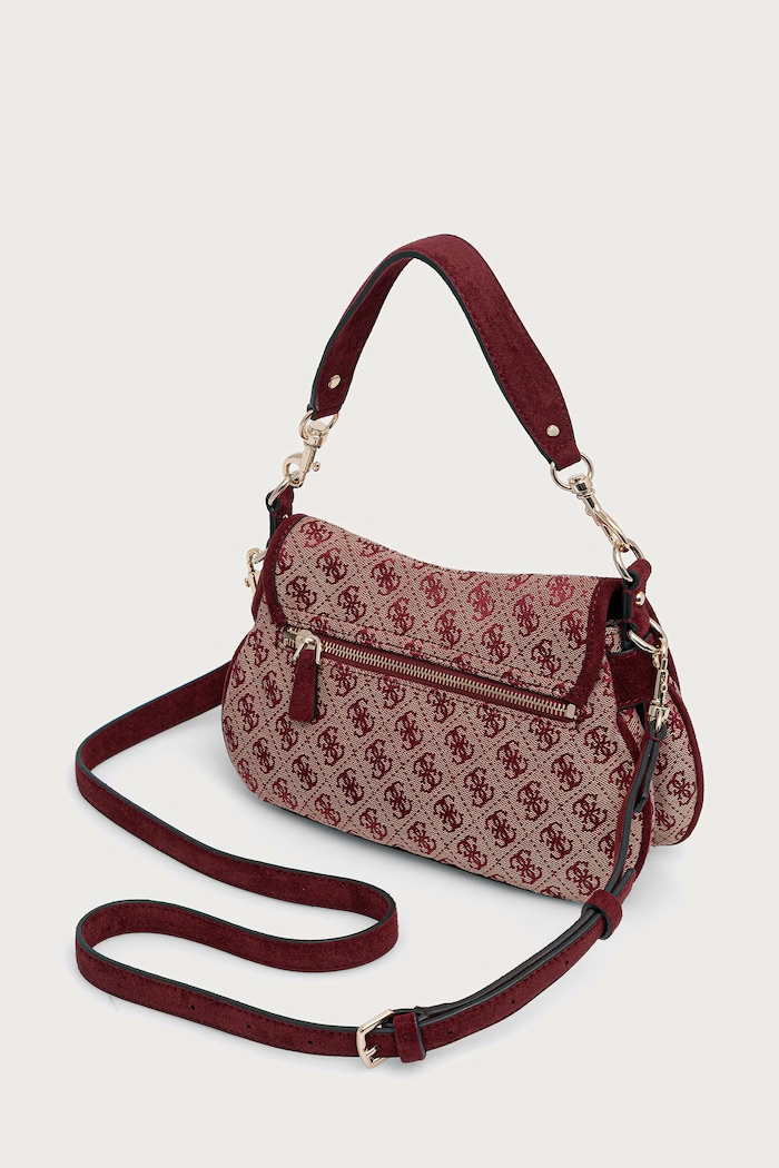 Akcesoria Guess torebka crossbody damska SAMANTHA HWJG23.13190 bordowy