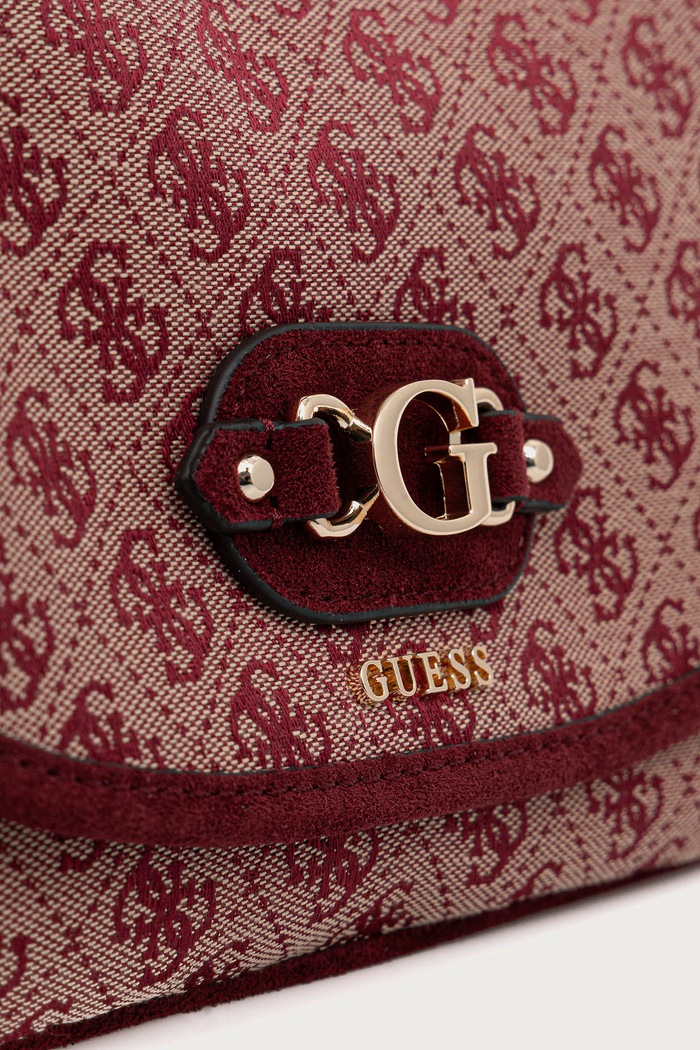 Guess torebka crossbody damska SAMANTHA bordowy HWJG23.13190