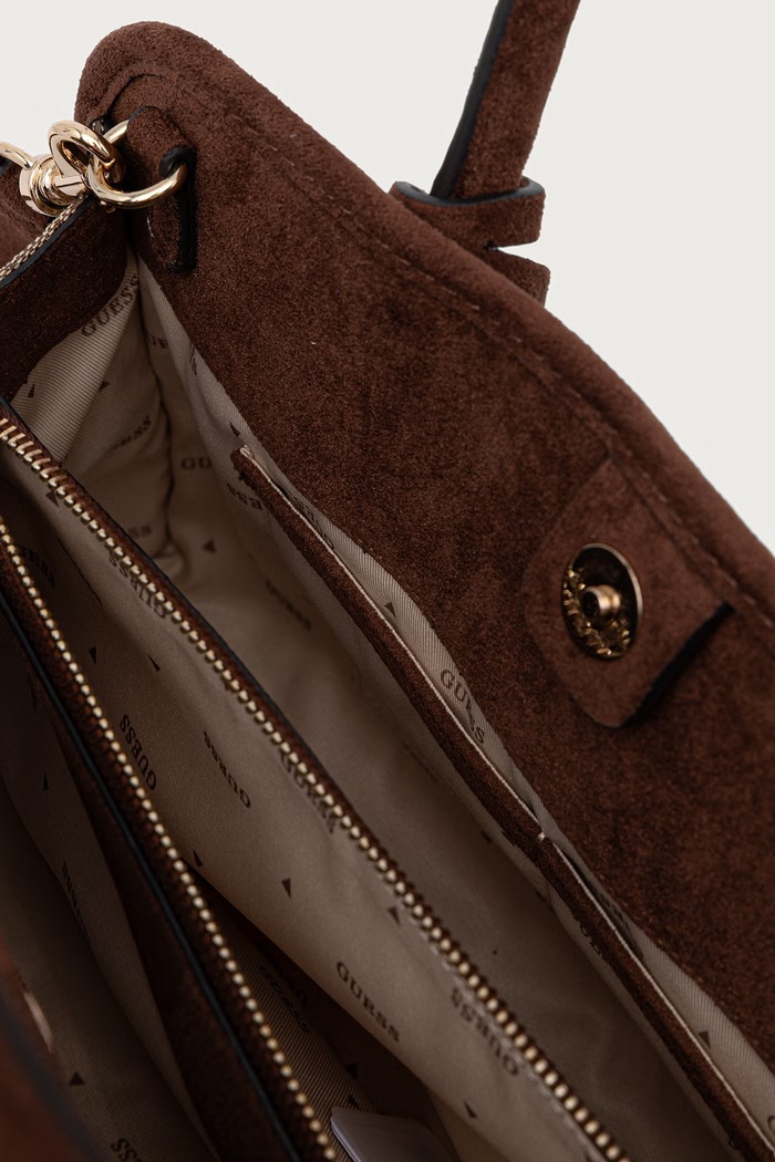 Guess torebka crossbody damska SAMANTHA beżowy HWJG23.13060