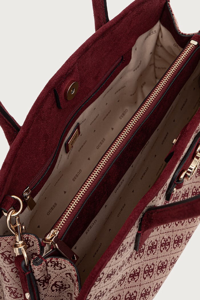Guess torebka crossbody damska SAMANTHA HWJG23.13060 bordowy