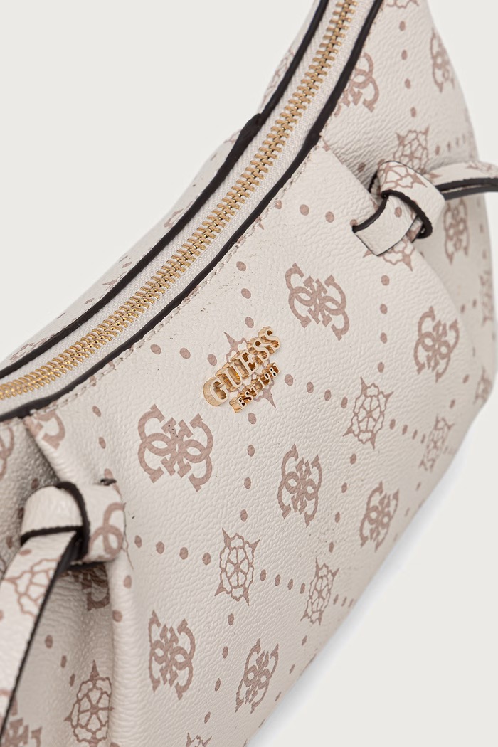 Akcesoria Guess torebka bagietka damska z imitacji skóry ALLEGRA HWGP24.89180 beżowy