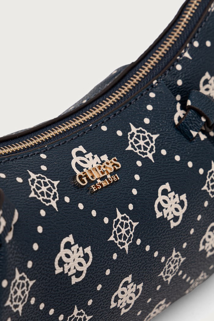 Guess torebka bagietka damska z imitacji skóry ALLEGRA niebieski HWGP24.89180