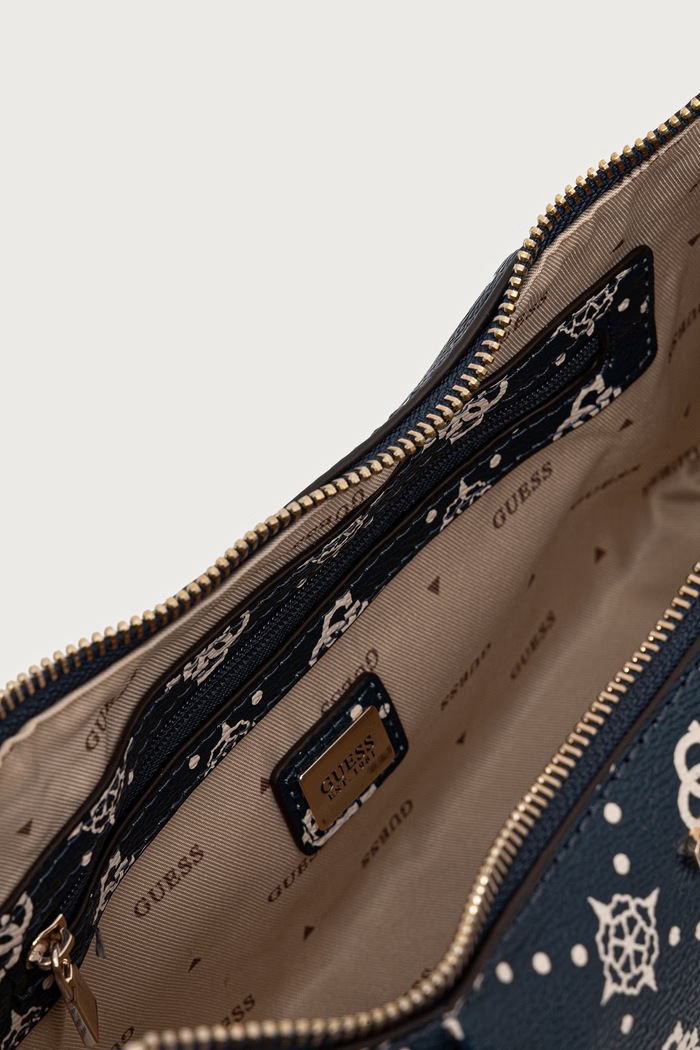 Guess torebka bagietka damska z imitacji skóry ALLEGRA HWGP24.89180 niebieski
