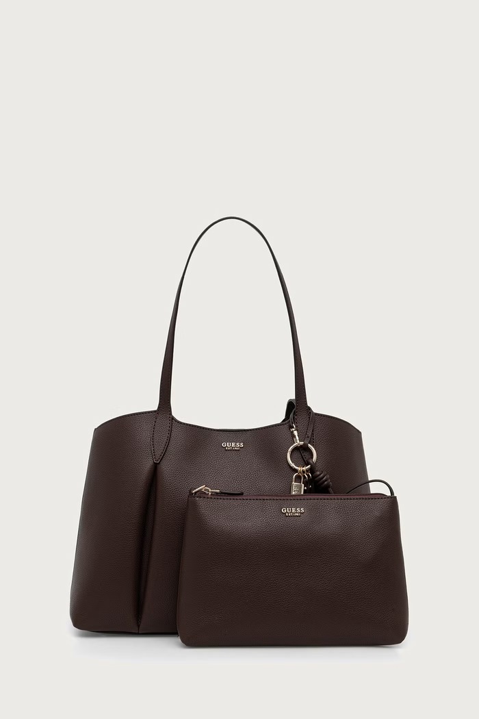 Guess torebka shopper damska z imitacji skóry MELODY brązowy HWBG97.35230