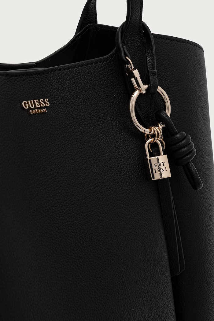 Guess torebka shopper damska z imitacji skóry MELODY czarny HWBG97.35230