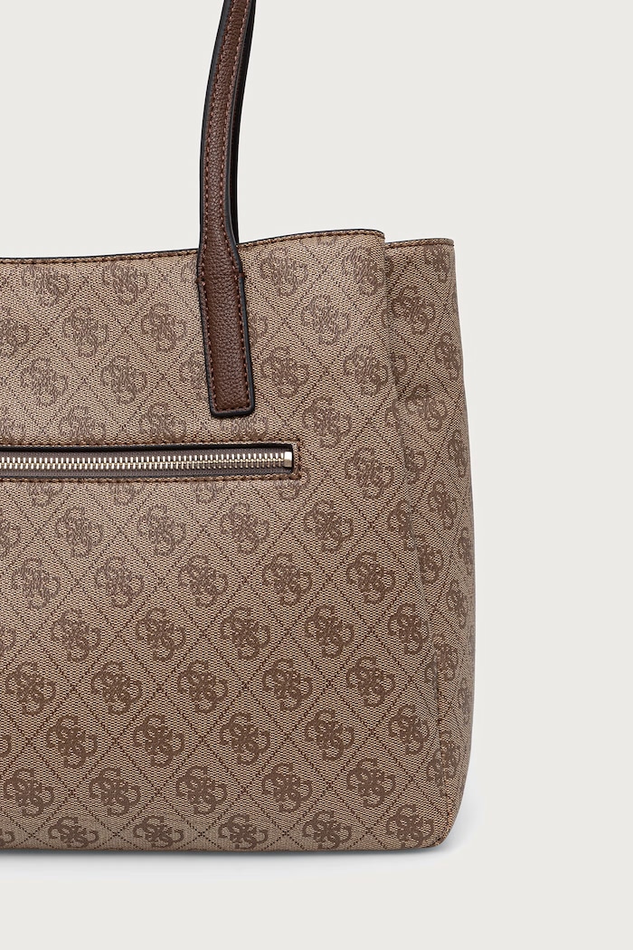 Akcesoria Guess torebka shopper damska z imitacji skóry NOELLE II HWBG96.72260 beżowy