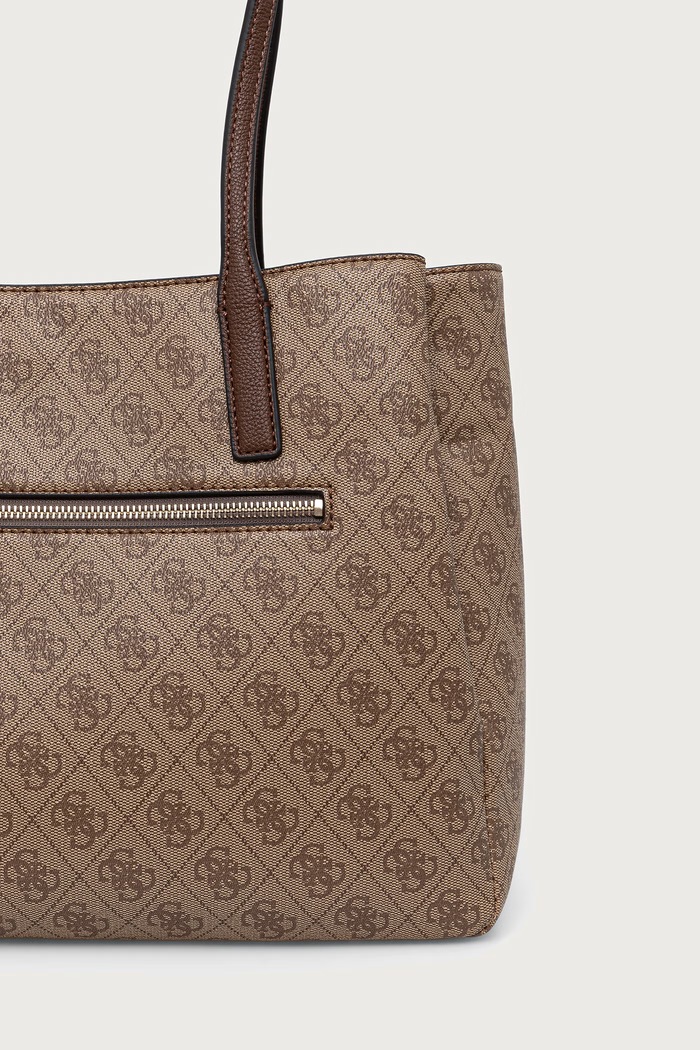 Akcesoria Guess torebka shopper damska z imitacji skóry NOELLE II HWBG96.72260 beżowy