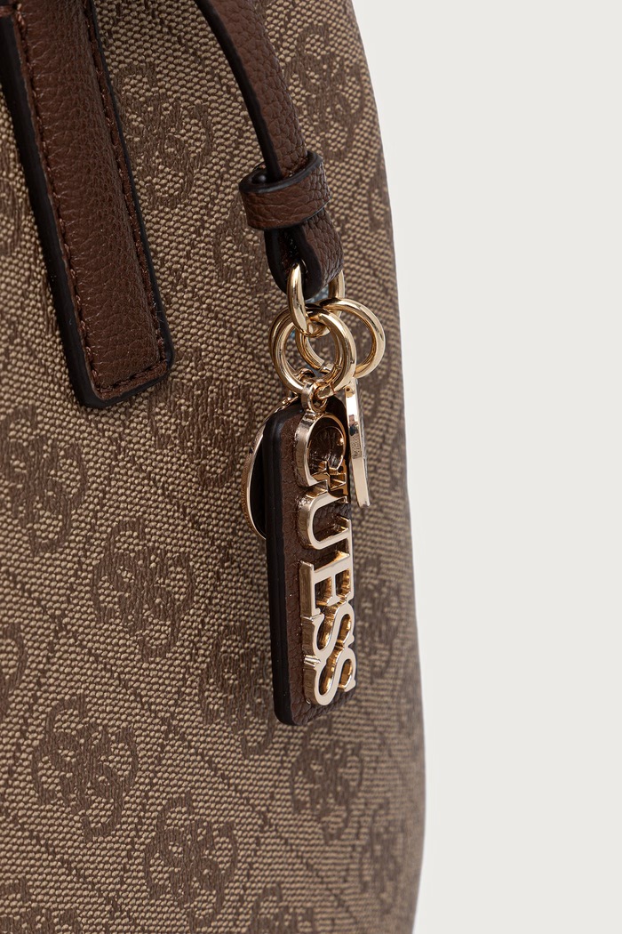Guess torebka shopper damska z imitacji skóry NOELLE II beżowy HWBG96.72260