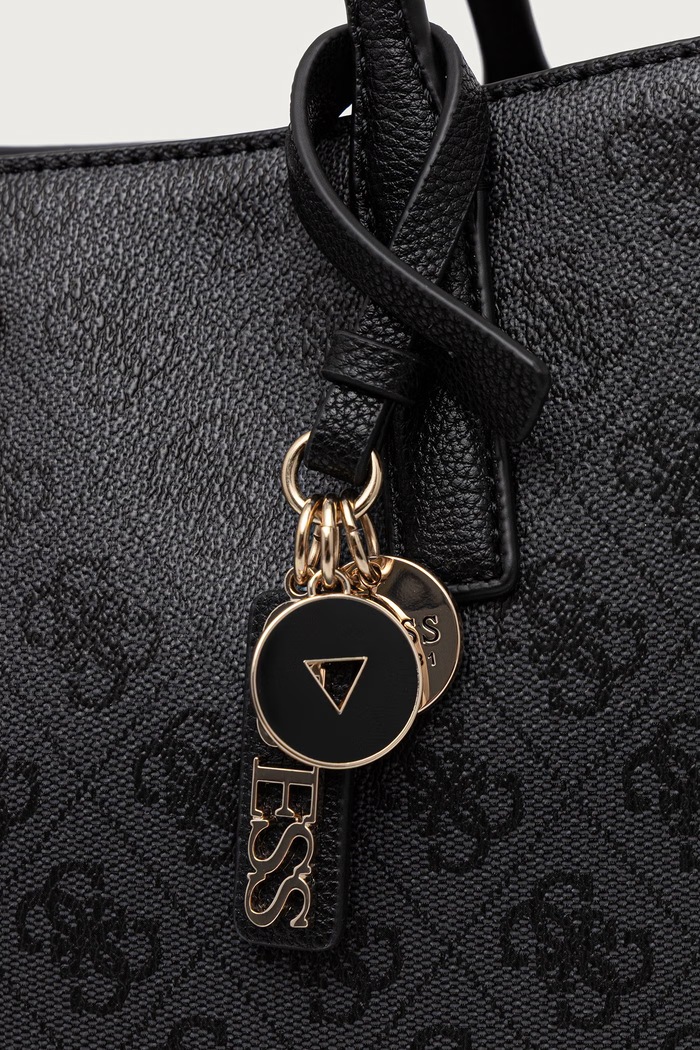 Guess torebka shopper damska z imitacji skóry NOELLE II szary HWBG96.72260