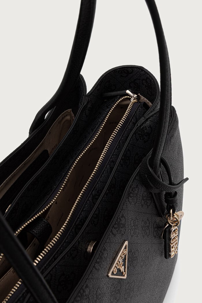 Guess torebka shopper damska z imitacji skóry NOELLE II HWBG96.72260 szary