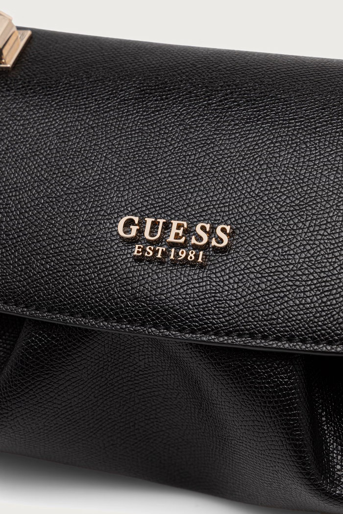 Guess torebka crossbody damska z imitacji skóry AMORETTE czarny HWBG78.98190