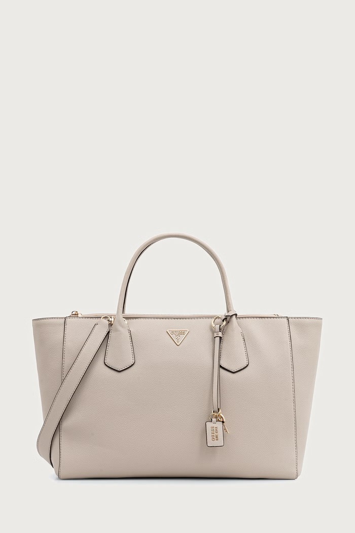 Guess Torebka shopper damska z imitacji skóry MARISSA beżowy HWBG23.33240