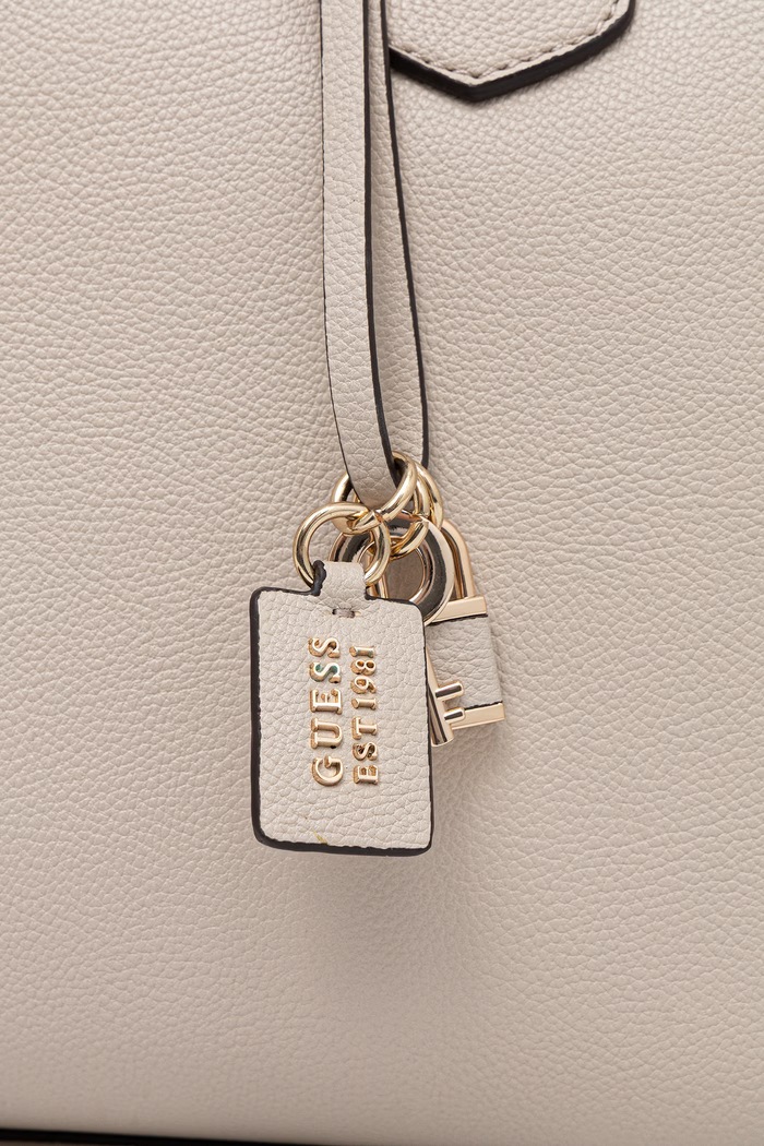 Torebka shopper damska z imitacji skóry MARISSA Guess HWBG23.33240 beżowy