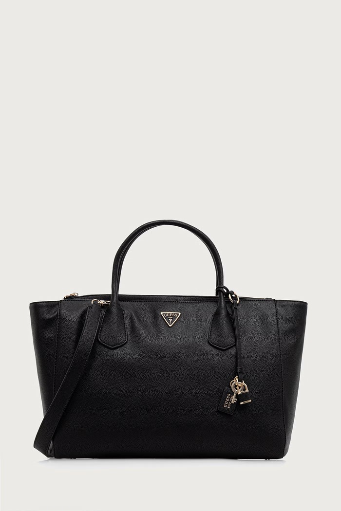 Guess Torebka shopper damska z imitacji skóry MARISSA czarny HWBG23.33240