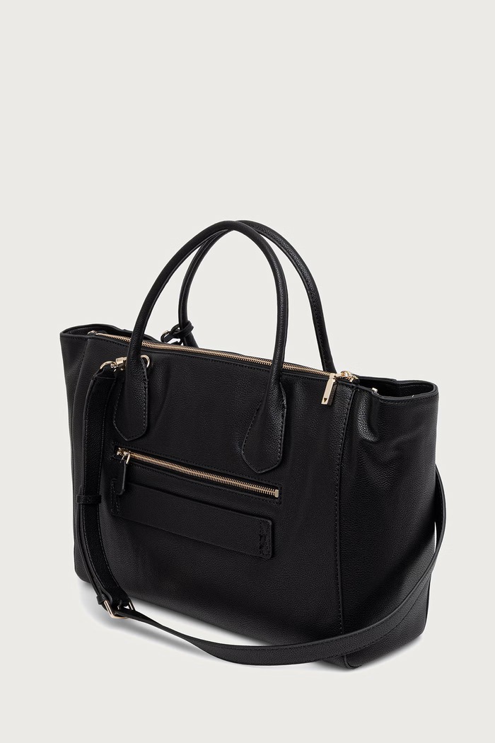 Akcesoria Guess Torebka shopper damska z imitacji skóry MARISSA HWBG23.33240 czarny
