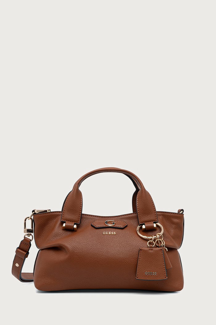Guess torebka crossbody damska z imitacji skóry SUZY brązowy HWBG23.22760