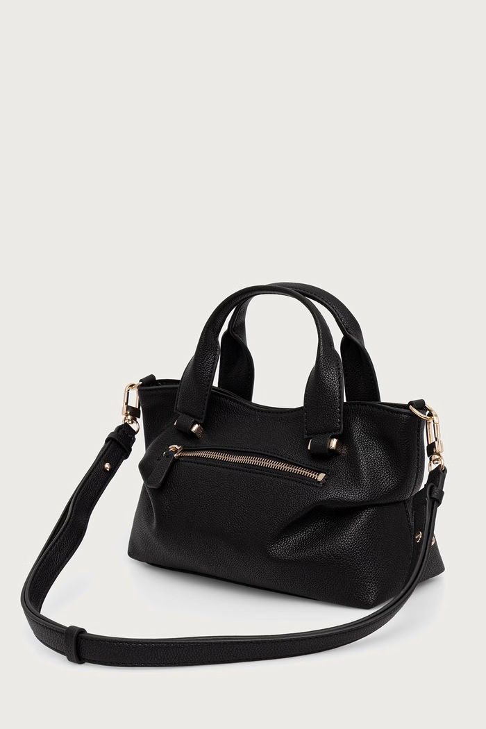 Akcesoria Guess torebka crossbody damska z imitacji skóry SUZY HWBG23.22760 czarny