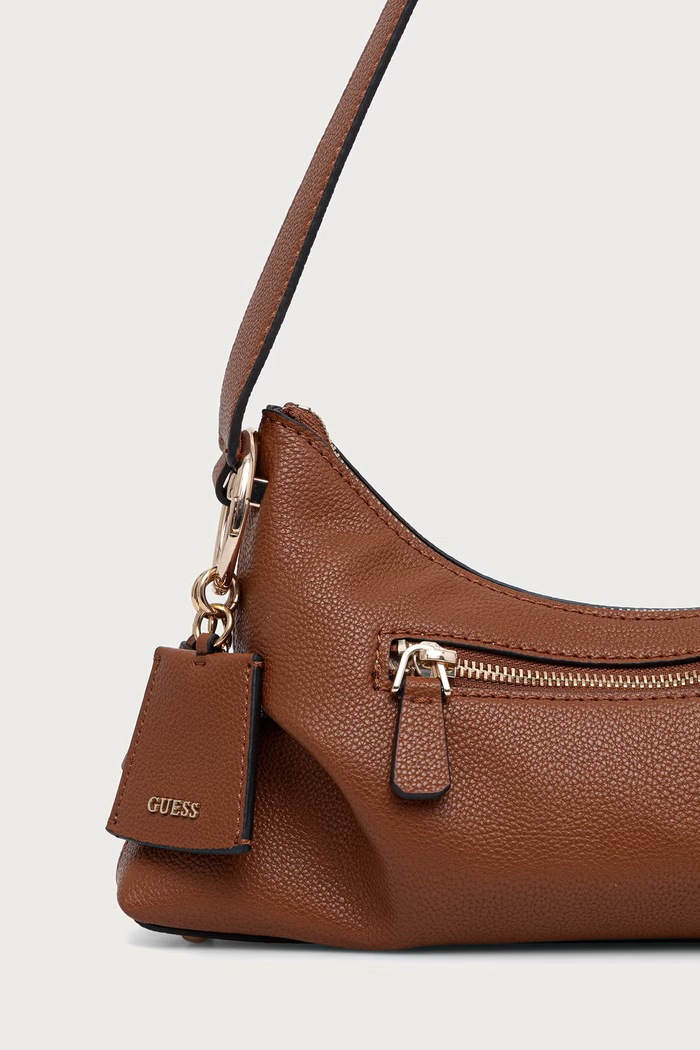 Akcesoria Guess torebka hobo damska z imitacji skóry SUZY HWBG23.22180 brązowy