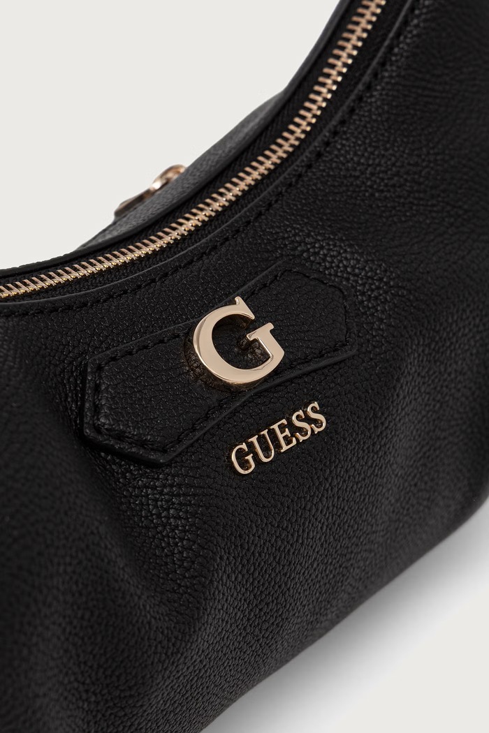 Guess torebka hobo damska z imitacji skóry SUZY czarny HWBG23.22180