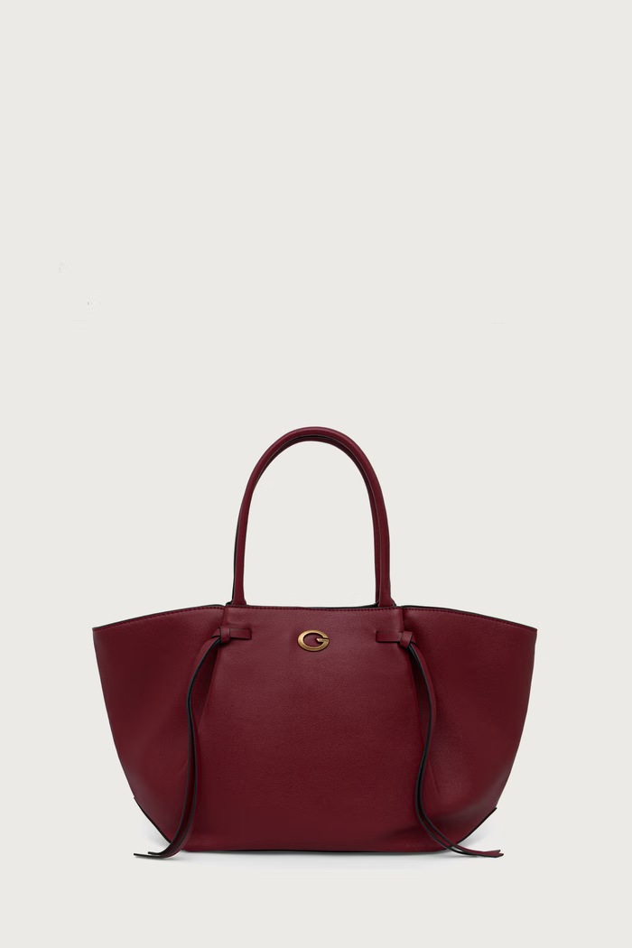 Guess Torebka shopper damska z imitacji skóry ALLEGRA czerwony HWBG22.37230