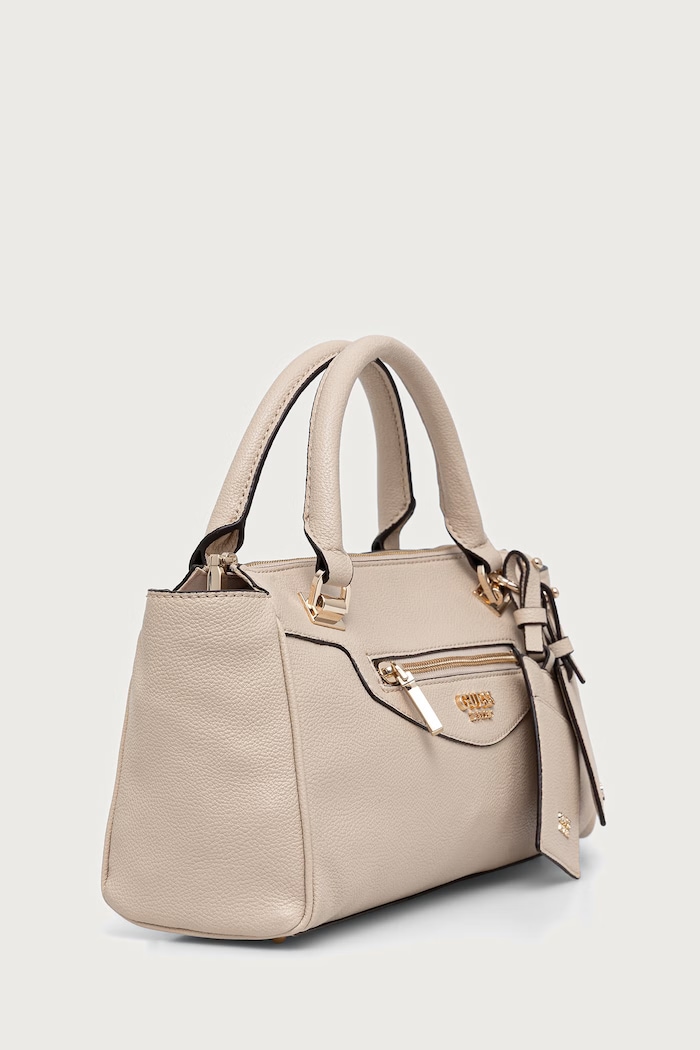 Guess Torebka bagietka damska z imitacji skóry ANTONIA HWBG21.83050 beżowy AW26