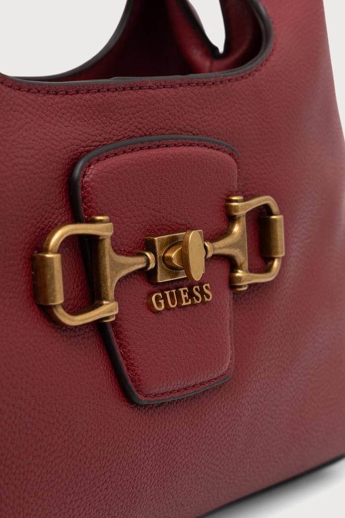 Guess torebka hobo damska z imitacji skóry SUNSET czerwony HWBB23.14010